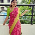 Nakshathra Nagesh Instagram - @aatwos (first image) @srinivi_collectionz (second and third) @abarnasundarramanclothing (all blouses) thank you ladies for making #beingsaraswathy so much fun! #tamizhumsaraswathiyum