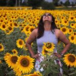 Nandita Swetha Instagram - Here are some of my ☀️ 🌻 pics . . #sunflower #poser