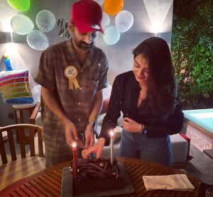 Nazriya Nazim Instagram - Happy birthday Mr.Husband ♥️
Aging like a fine wine….getting better with age …
The best is yet to come 🤗