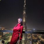 Neetu Chandra Instagram - Burj khalifa & me, stand tall together ❤ . . . #burjkhalifa #burjkhalifadubai #burj #dubai #theview #dubailife #eveningvibes #eveningview
