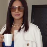 Neetu Chandra Instagram - It's all about being confident and hopeful. . . #tea #tealover #teatime #nituchandrasrivastava #hope #confidence #teatime #mornings #morninglikethis #morningmotivation