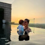 Neha Dhupia Instagram - We reflect ♥️ … our baby boy @guriqdhupiabedi . . . . . . . . . @theleelapalacenewdelhi @theleela
