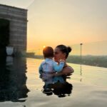 Neha Dhupia Instagram - We reflect ♥️ … our baby boy @guriqdhupiabedi . . . . . . . . . @theleelapalacenewdelhi @theleela
