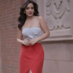 Neha Sharma Instagram - ❤️❤️ #pehlipehlibaarish #promotion 📷 @dieppj Outfit - @shahinmannan Styled by - @sheefajgilani Assisted by - @astha_kothari @niyoshi.jain Earrings - @bblinggbymeghana Makeup - @reshmaamerchant Hair - @sunny_hairr