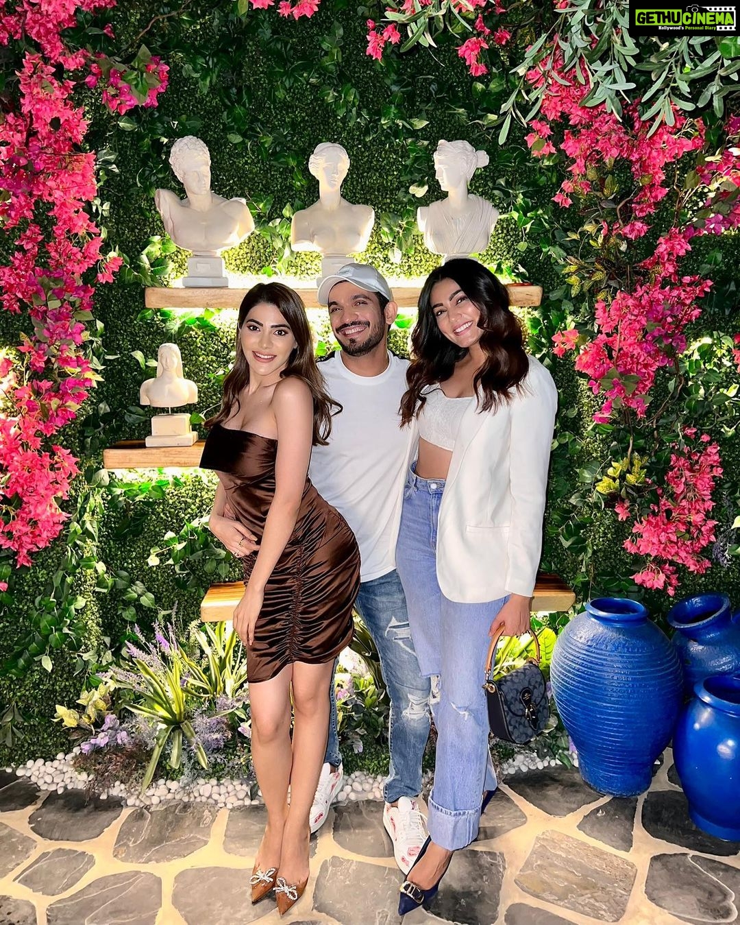 Nikki Tamboli Instagram - Always better together ❤️❤️ @divasana @arjunbijlani . . . . . . . . . #goodtimes #bff #kkk11 #love #happiness #friendshipgoals #friendsforlife Mumbai, Maharashtra