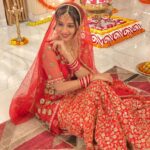 Paridhi Sharma Instagram - Beauty speaks in Indian Dress ❤️ #lehanga #indianfashion #indianglow #red #weddingdress #indianbride