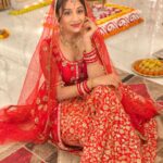 Paridhi Sharma Instagram - Beauty speaks in Indian Dress ❤️ #lehanga #indianfashion #indianglow #red #weddingdress #indianbride