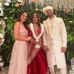 Pragya Jaiswal Instagram – Congratulations to my favvs @carlaruthdennis @arjunkanungo ..Wishing you love, laughter, togetherness n the happily ever after ❤️❤️❤️
Thank you for making me a part of the most magical 3 days ✨💒