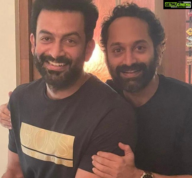 Prithviraj Sukumaran Instagram - Happy birthday Shanu! 🤗❤️ #FahadFaazil