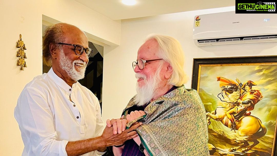 R. Madhavan - 472.1K Likes - When you get the blessings from a one man industry & the very Legend himself, in the presence of another Legend .. it’s a moment etched for eternity.Thank you for your kindest words and affection #rajnikanth sir. This motivation has completely rejuvenated us. We love you as does the whole world❤️❤️🙏🙏🙏🚀🚀