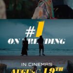 Rachita Ram Instagram – Trending on #1
#monsoonRaaga #intheaters from #august19th 
@vikhyath_ar @dhananjaya_ka @s_ravindranath_director @arvindvenu @janoopseelin @skrao_dop