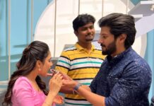 Rakshan Instagram - Belated Happy birthday Machi ❤️ @dqsalmaan ❤️ 🎂🎉🥳🎁🎊@priyankaamohanofficial 😍😍😍 #happyfriendshipday all of you 🎈
