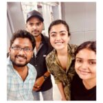 Rashmika Mandanna Instagram - I am not someone who generally takes friendship day, hug day, chocolate day or Valentine’s Day very seriously, and I am not someone who puts my personal life out a lot… but these people in these photos (some are missing)... It’s a surprise for them too! 😄😄 But I just randomly wanted to say how important these people are in my life… I wouldn’t be the same person without them… Some who I grew up with, some who I work with, some who I am not in touch with very much but they have still managed to make a mark so deep in my heart that they will always and forever be special! So you guys I love you. A notification from you makes me smile… The random calls good or bad make my heart happy… I love you! 💜 Thank you for making me the person I am today. You have a piece of my heart… 🫰🏼