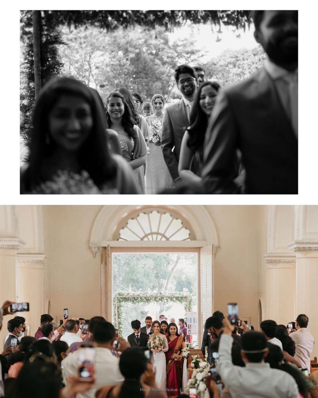 Reba Monica John Instagram - Reba & Joemon - For a thousand years! Friends are angels in disguise! You'd wonder why we choose to say it here but you'd realise why only when we tell you how Reba met Joemon for the first time! As destiny would have it, both our girl and boy, Reba and Joe were as single as they could be when they both individually decided to confide into a common friend to set them up with a 'nice' person. An absolutely adorable of a person that their friend was, he played cupid to both of them and set them up on a date. The rest is history! These two gorgeous individuals tied the knot in middle of the pandemic and yet had the most ever gorgeous wedding they could be. We couldn't agree more! From the traditional Madhuramveppu to a Sangeet followed by a quaint wedding at the St Patrick's Church in Bangalore to the most ravishing celebrations at the Marriott and Leela properties in the town, Reba and Joe truly had one of the most gorgeous weddings we have thoroughly enjoyed being a part of. Here's a sneak peek into all the celebration that ensued. @reba_john & @joemonjoseph Attire - @t.and.msignature Venue - @theleelapalacebengaluru @jwmarriottblr Jewellery - @m.o.dsignature Shot in @sonyalpha @sonyalphain #destinationwedding #intimatewedding #destinationweddingphotographer #loveislove #couplesession #coupleshoot #bridetrends #engagementshoot #bridesmaid #weddinghair #fineartwedding #brideandgroom #weddingfashion #weddingceremony #weddingexitideas #luxuryweddings #realweddings #weddingdecor #lookslikefilm #wedphotoinspiration #magicmotionmedia St Patricks Church, Brigade Road, Bangalore