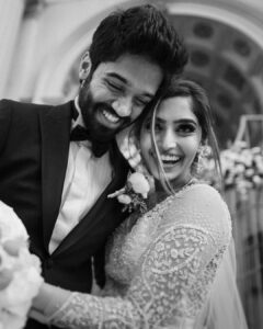 Reba Monica John Instagram - Reba & Joemon - For a thousand years! 

Friends are angels in disguise! You'd wonder why we choose to say it here but you'd realise why only when we tell you how Reba met Joemon for the first time! 

As destiny would have it, both our girl and boy, Reba and Joe were as single as they could be when they both individually decided to confide into a common friend to set them up with a 'nice' person. An absolutely adorable of a person that their friend was, he played cupid to both of them and set them up on a date. The rest is history! 

These two gorgeous individuals tied the knot in middle of the pandemic and yet had the most ever gorgeous wedding they could be. We couldn't agree more! 

From the traditional Madhuramveppu to a Sangeet followed by a quaint wedding at the St Patrick's Church in Bangalore to the most ravishing celebrations at the Marriott and Leela properties in the town, Reba and Joe truly had one of the most gorgeous weddings we have thoroughly enjoyed being a part of. 

Here's a sneak peek into all the celebration that ensued.
 @reba_john & @joemonjoseph 

Attire - @t.and.msignature 
Venue - @theleelapalacebengaluru @jwmarriottblr 
Jewellery - @m.o.dsignature 

Shot in @sonyalpha @sonyalphain 

#destinationwedding #intimatewedding #destinationweddingphotographer #loveislove #couplesession #coupleshoot #bridetrends #engagementshoot #bridesmaid #weddinghair #fineartwedding #brideandgroom #weddingfashion #weddingceremony #weddingexitideas #luxuryweddings #realweddings #weddingdecor #lookslikefilm #wedphotoinspiration #magicmotionmedia