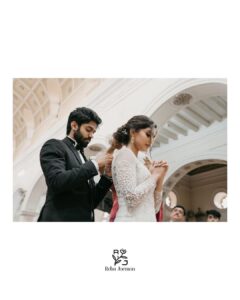 Reba Monica John Instagram - Reba & Joemon - For a thousand years! 

Friends are angels in disguise! You'd wonder why we choose to say it here but you'd realise why only when we tell you how Reba met Joemon for the first time! 

As destiny would have it, both our girl and boy, Reba and Joe were as single as they could be when they both individually decided to confide into a common friend to set them up with a 'nice' person. An absolutely adorable of a person that their friend was, he played cupid to both of them and set them up on a date. The rest is history! 

These two gorgeous individuals tied the knot in middle of the pandemic and yet had the most ever gorgeous wedding they could be. We couldn't agree more! 

From the traditional Madhuramveppu to a Sangeet followed by a quaint wedding at the St Patrick's Church in Bangalore to the most ravishing celebrations at the Marriott and Leela properties in the town, Reba and Joe truly had one of the most gorgeous weddings we have thoroughly enjoyed being a part of. 

Here's a sneak peek into all the celebration that ensued.
 @reba_john & @joemonjoseph 

Attire - @t.and.msignature 
Venue - @theleelapalacebengaluru @jwmarriottblr 
Jewellery - @m.o.dsignature 

Shot in @sonyalpha @sonyalphain 

#destinationwedding #intimatewedding #destinationweddingphotographer #loveislove #couplesession #coupleshoot #bridetrends #engagementshoot #bridesmaid #weddinghair #fineartwedding #brideandgroom #weddingfashion #weddingceremony #weddingexitideas #luxuryweddings #realweddings #weddingdecor #lookslikefilm #wedphotoinspiration #magicmotionmedia