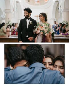 Reba Monica John Instagram - Reba & Joemon - For a thousand years! 

Friends are angels in disguise! You'd wonder why we choose to say it here but you'd realise why only when we tell you how Reba met Joemon for the first time! 

As destiny would have it, both our girl and boy, Reba and Joe were as single as they could be when they both individually decided to confide into a common friend to set them up with a 'nice' person. An absolutely adorable of a person that their friend was, he played cupid to both of them and set them up on a date. The rest is history! 

These two gorgeous individuals tied the knot in middle of the pandemic and yet had the most ever gorgeous wedding they could be. We couldn't agree more! 

From the traditional Madhuramveppu to a Sangeet followed by a quaint wedding at the St Patrick's Church in Bangalore to the most ravishing celebrations at the Marriott and Leela properties in the town, Reba and Joe truly had one of the most gorgeous weddings we have thoroughly enjoyed being a part of. 

Here's a sneak peek into all the celebration that ensued.
 @reba_john & @joemonjoseph 

Attire - @t.and.msignature 
Venue - @theleelapalacebengaluru @jwmarriottblr 
Jewellery - @m.o.dsignature 

Shot in @sonyalpha @sonyalphain 

#destinationwedding #intimatewedding #destinationweddingphotographer #loveislove #couplesession #coupleshoot #bridetrends #engagementshoot #bridesmaid #weddinghair #fineartwedding #brideandgroom #weddingfashion #weddingceremony #weddingexitideas #luxuryweddings #realweddings #weddingdecor #lookslikefilm #wedphotoinspiration #magicmotionmedia