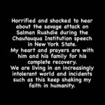 Riya Sen Instagram - #intolerance #SalmanRushdie #savefreespeech #justiceforSalmanRushdie San Francisco, California