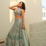 Sakshi Agarwal Instagram - Pretty or not? . Outfit : @styleandsmitten Jewellery : @fineshinejewels Hmua: @pinksndpeaches @bhavii_jn @samikshx . #prettyvibes #lehengalove #weddinginspiration Udaipur - The City of Lakes
