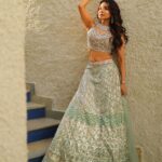 Sakshi Agarwal Instagram - Pretty or not? . Outfit : @styleandsmitten Jewellery : @fineshinejewels Hmua: @pinksndpeaches @bhavii_jn @samikshx . #prettyvibes #lehengalove #weddinginspiration Udaipur - The City of Lakes