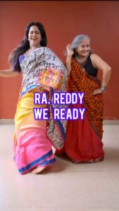 Sameera Reddy Instagram - Ra ra Reddy We r ready💃🏻Telugu Gujju Saas Bahu style! #messymama #sassysaasu #saasbahu #dance #telugu #gujju #dancereels #reelsinstagram