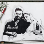 Samyuktha Menon Instagram - I don’t know the names of all the artists behind this.But , thank you so much for your time love and effort.This is the first set of drawings I am posting 😁😁😁 . #swipeleft #theevandi PS : Release date will be announced soon.