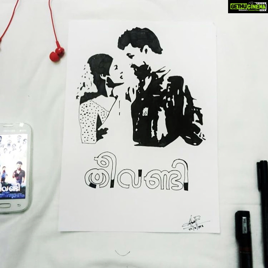 Samyuktha Menon Instagram - I donβt know the names of all the artists behind this.But , thank you so much for your time love and effort.This is the first set of drawings I am posting πππ . #swipeleft #theevandi PS : Release date will be announced soon.