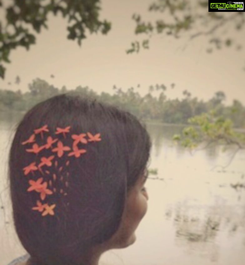 Samyuktha Menon Instagram - Once upon a time on a rainy day #floral #art @iamdhaneshanand