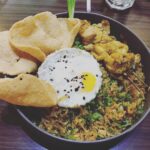 Samyuktha Menon Instagram – Nasi goreng ❤️ thanks for the introduction to this cuisine @krishnakulasekaran