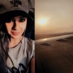 Samyuktha Menon Instagram – Beauty of the rising sun falling on the face .#poweroftheuniverse #traveldiary Chennai International Airport