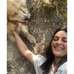 Samyuktha Menon Instagram – On the mountains 🏔 with Zorro ❤️ @zorrosworld_ Neeragarh Waterfall