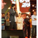 Samyuktha Menon Instagram - Nothing lesser than BLESSED ! To share a frame first, share a scene , share my debut Telugu film and then finally share a stage with these stalwarts is way more than I could have asked for ! ❤️ Bheemla Nayak is receiving rave reviews already and I hope all of you love everything about the film ! 😊 #prerelease #bheemlanayak #bheemlanayakday #pawankalyan #pspk #powerstar #ranadagubatti #photodump #blessed #happiness