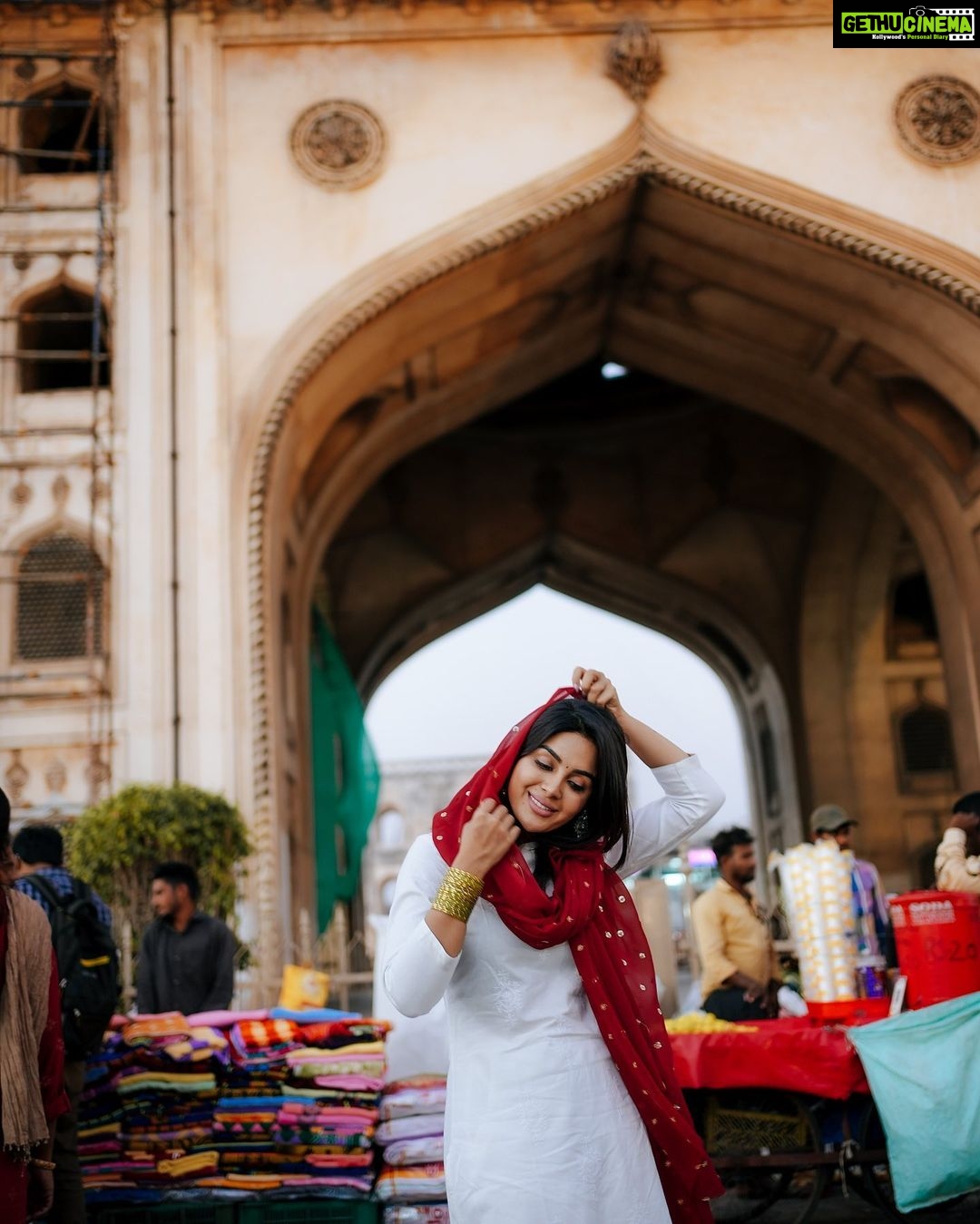 Samyuktha Menon Instagram - Changes are hard and messy at first but gorgeous in the end πβ€οΈ My first Telugu film #bheemlanayak releases today and the least said, the journey has been exceptional ! Hoping you all love the film, as much as it is close to my heart. π . . πΈ : @dink4n #arrival #telugu #beginning #pawankalyan #ranadagubatti #firsttelugufilm #blessed #charminar #hyderabad #heartisfull #reflections #iamsamyuktha #samoninsta