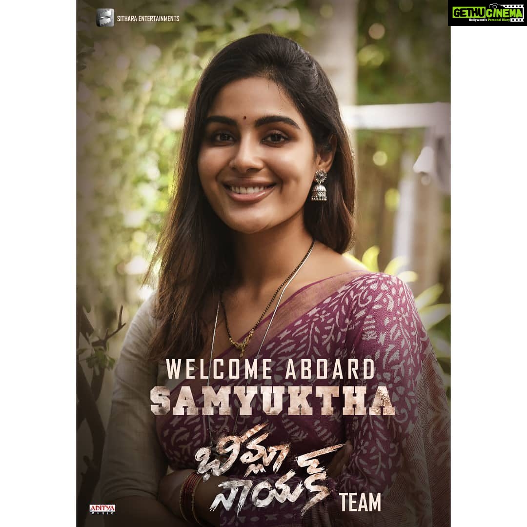 Samyuktha Menon Instagram - Excitement is off the roof. β¨ Feeling absolutely blessed to be part of this Magnum Opus π Bheemla Nayak comes to u in 2022 ! Posted @withregram β’ @sitharaentertainments We welcome aboard the charming @iamsamyuktha_ to the #BheemlaNayak Family! β₯οΈ #PawanKalyan @ranadaggubati #Trivikram #SaagarKChandra @nithyamenen @musicthaman @dop007 @NavinNooli @nagavamsi19 @adityamusicindia