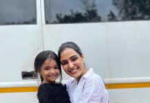 Samyuktha Menon Instagram - As lovely as a rainbow, as magical as a unicorn 🦄 Until I meet you again Little Star 😘❤️ @_vriddhi_ #littleone #kaduva #dear #superstar #rainbow #unicorn #wonderkid #sugarplum #cuppycake #instahappy #untilnexttime #aboutlastday