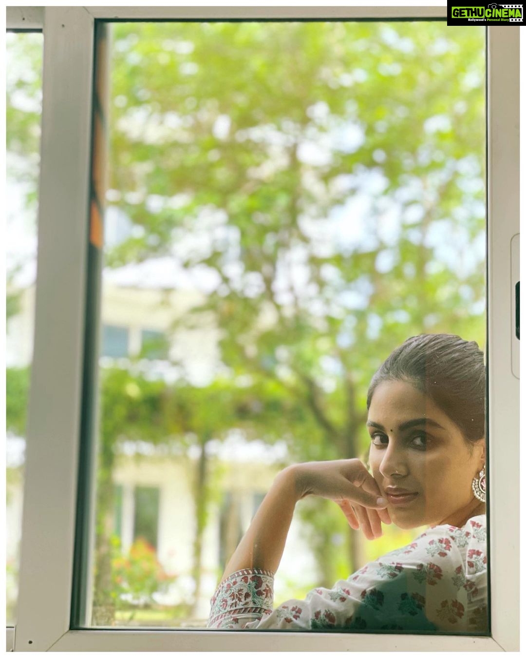Samyuktha Menon Instagram - Peek-a-boo at the windows to my soul π Captured by @faizsiddik β€οΈ #peekaboo #windows #soul #iamsam #talesofsam #samoninsta #heythere #sayhello #sayhi #coloursofinsta #instamood #floral #white #huesoflife #musings #standstill #breathe #wowsome #finding #searching #epic #instadaily #photooftheday #instaclouds #flyhigh
