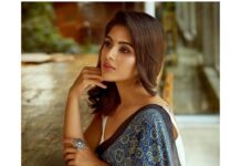 Samyuktha Menon Instagram - Remaining Classic in a World full of Trends, for Tradition is also an illusion of Permanance ✨ #classic #style #subtle #trendsetter #beone #illusion #tradition #permanance #modern #old #golden #gorgeous #print #sareelove #onam #kerala #keralagram #instawow #saree #instalook #ootd #talesofsam #girlbuildinganempire #samoninsta #instamood #happyonam #instalove #instaonam #spiritofonam #roots