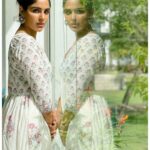 Samyuktha Menon Instagram - Peek-a-boo at the windows to my soul 💚 Wearing @theloom.in Captured by @faizsiddik 🤗🤗 #peekaboo #windows #soul #iamsam #talesofsam #samoninsta #heythere #sayhello #sayhi #coloursofinsta #instamood #floral #white #huesoflife #musings #standstill #breathe #wowsome #finding #searching #epic #instadaily #photooftheday #instaclouds #flyhigh