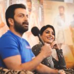 Samyuktha Menon Instagram - All ears to Kaduva himself ! Super excited for 07.07.2022 😍 #kaduva #kerala #pressmeet #prithvirajsukumaran #latestrelease