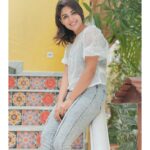 Samyuktha Menon Instagram - Capisce. 📸 @neethungeo In @reserved clothing #knowit #happyvibes #breezy #denim #white #fashioninsta #instalife #expedition #architecture #allsmiles #happytimes #selflove #instadaily #samoninsta