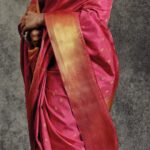 Samyuktha Menon Instagram - Every sari tells a story. Of the vast beauty of this country and its rich heritage. The sari narrates many tales. Of the region where it's made. Of the people who make it. Of the stories that inspire them to make it. Of the rituals and traditions its associated with it. The sheer elegance of the six yards transcends many journey from the maker to the wearer.⁣ ⁣ Every girl during the growing up years have taken a piece of fabric and draped it as a sari as part of many dress up acts. I too have. Watching my grandmother and mother picking out their fine sarees, the lustrous kanjivarams to the crispy cottons, and dressing up for the festivals, religious outings to the umpteen weddings, every celebratory ocassion deemed they dressed in their finest.⁣ ⁣⁣ ⁣ Saris tell stories. ⁣ ⁣ I am associating with @mahalekshmisilks to tell some of them. ⁣ ⁣ #sari ⁣ #saree ⁣ #stories ⁣ #tradition ⁣ #fashion ⁣ #timeless ⁣ #elegance ⁣ #beauty ⁣ #sixyards ⁣ #MahalekshmiSilks⁣ #Ettumanoor⁣ #Mohanlal ⁣ #Lalettan