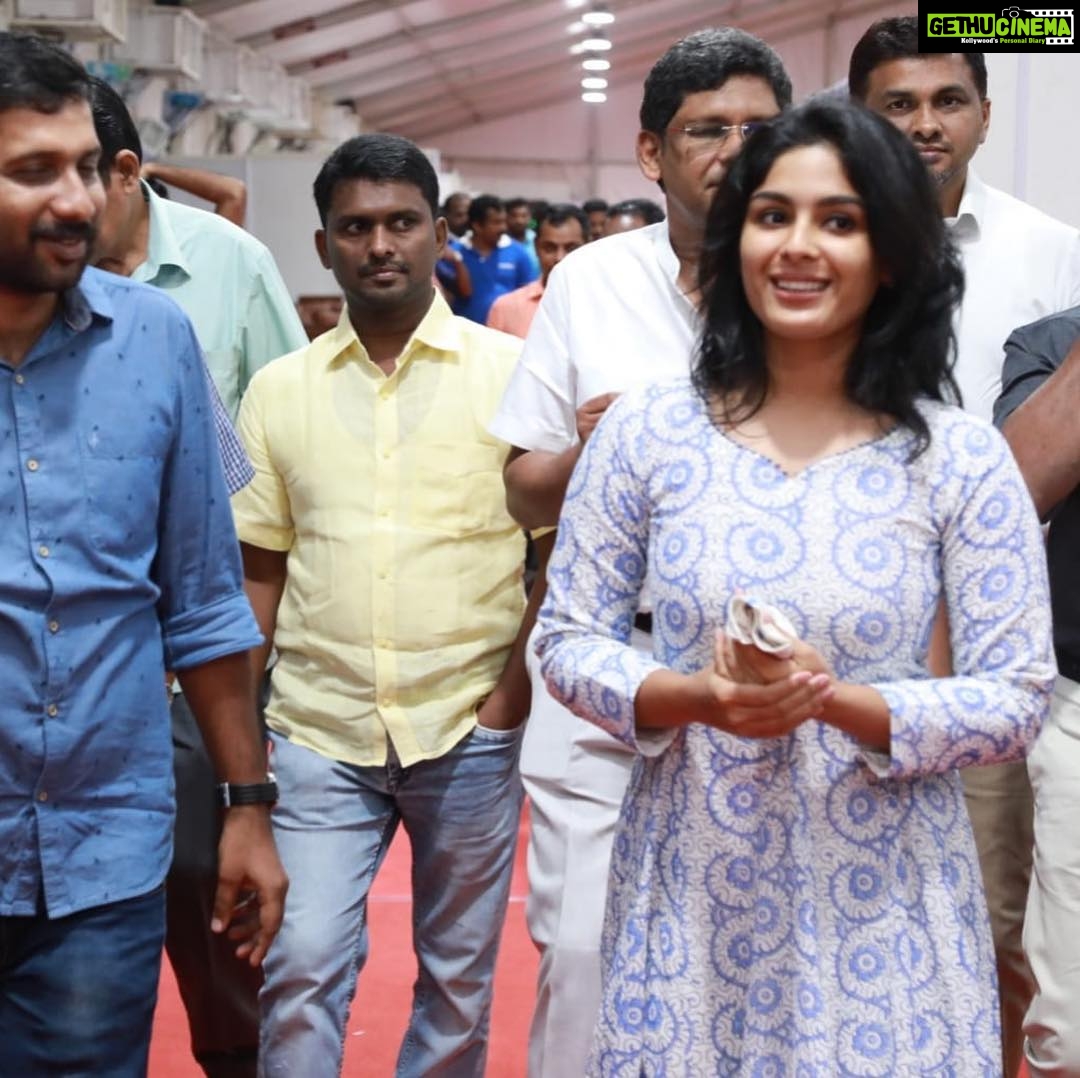 Samyuktha Menon Instagram - Manorama fiesta shopping exhibition inauguration at Kaloor, Ernakulam 😊