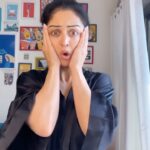 Sandeepa Dhar Instagram - If OMG emoticon had a face 😱😂 #reels #sandeepadhar #reelitfeelit #fashion #transition #blacklove #grwm #beforeandafter @mukashu.mua @shru_birla Outfit @mashbymalvikashroff Earrings @blingvine