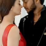 Sandeepa Dhar Instagram - Turned into a life size version of the 💃🏻 emoticon for this dance cover😁 #Teaser “Is Tarah Aashiqui Ka”with @melvinlouis _____________________________ #reels #reelsinstagram #istarahaashiquika #sandeepadhar #melvinlouis #dancecover