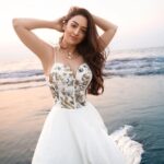 Sandeepa Dhar Instagram - She is a mermaid , but approach her with caution. Her mind swims at a depth most would drown in . 🌊 ☀️ 🧜🏻‍♀️ ————————————————————— 📸 @dieppj Styling @shru_birla @gunusahni