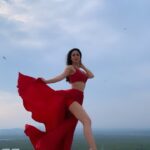 Sandeepa Dhar Instagram - #BTS Under the blue skies ⛅️ ————————————————— 📸 @munnasphotography 💄 @sneharodricks Styling @shru_birla Outfit @sumanfashionmaker