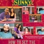 Sandeepa Dhar Instagram - This routine is fiery, fun and with loads of sass. Just like Ginny and Sunny! Check out @melvinlouis and me teaching @yamigautam n @vikrantmassey87 a few steps on how to set the rain on fire! #SawanMeinLagGayiAag #ginnywedssunny