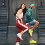 Sandeepa Dhar Instagram - My 1st attempt at a little bit of shuffling in between rehearsals with @melvinlouis . What do u think ? Leave a ❤️ in the comments if u think we did alright 😊