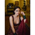 Sandeepa Dhar Instagram - देसी गर्ल वाइब्ज़ ✨ 📸 @shazzalamphotography Outfit @ri_ritukumar Jewelry @aquamarine_jewellery Styled by @shru_birla @tejalyadav318