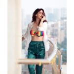 Sandeepa Dhar Instagram - We are fools whether we dance or not so we might as well dance 🌈 #mybalconyisfordancing 📸 @kewalchholak